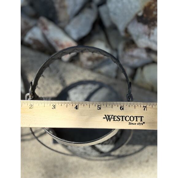 8" & 6” Hanging Wire Baskets Lantern/Candle Holder NWOT - Picture 4 of 7